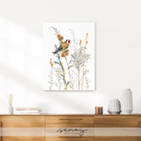 European goldfich bird artwork and ready to hang high quality stretched canvas artwork by Senay Studio