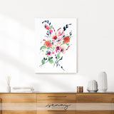 gardenia artwork ready to hang canvas made in Ontario Canada by Senay Studio