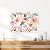 Melodi artwork lovely floral canvas giclee wall art at senaystudio.com