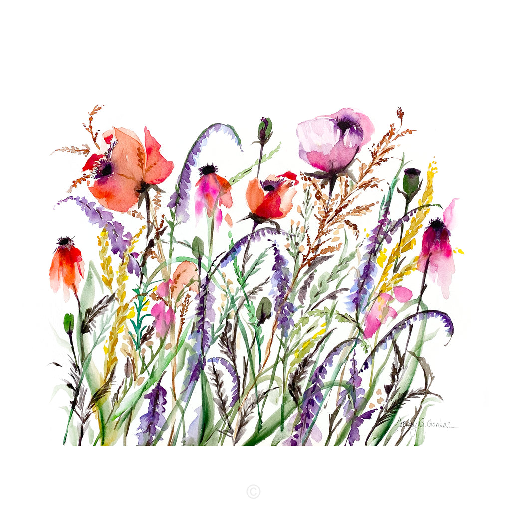 Meadow Flowers original painting