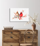 Gorgeous wall art Cardinal birds by Senay Studio made in Ontario Canada
