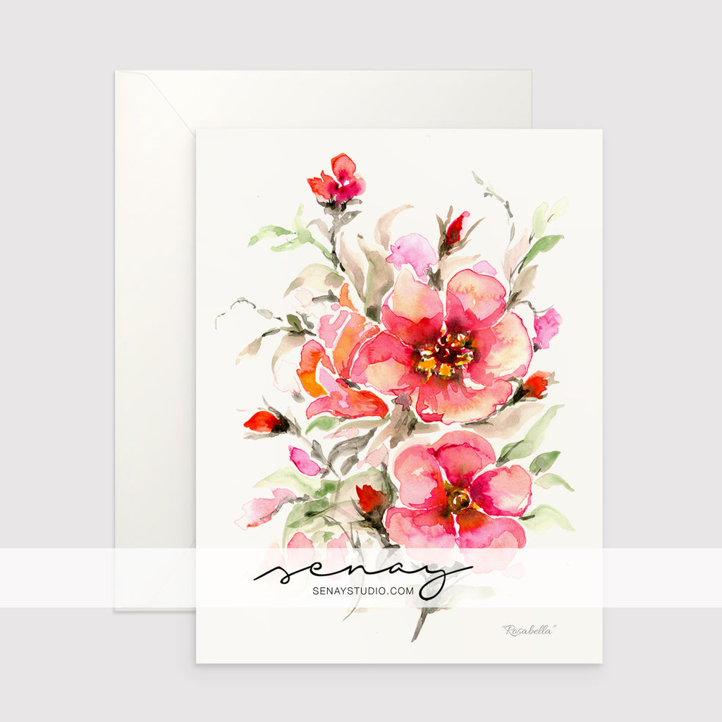 Rosabella greeting card