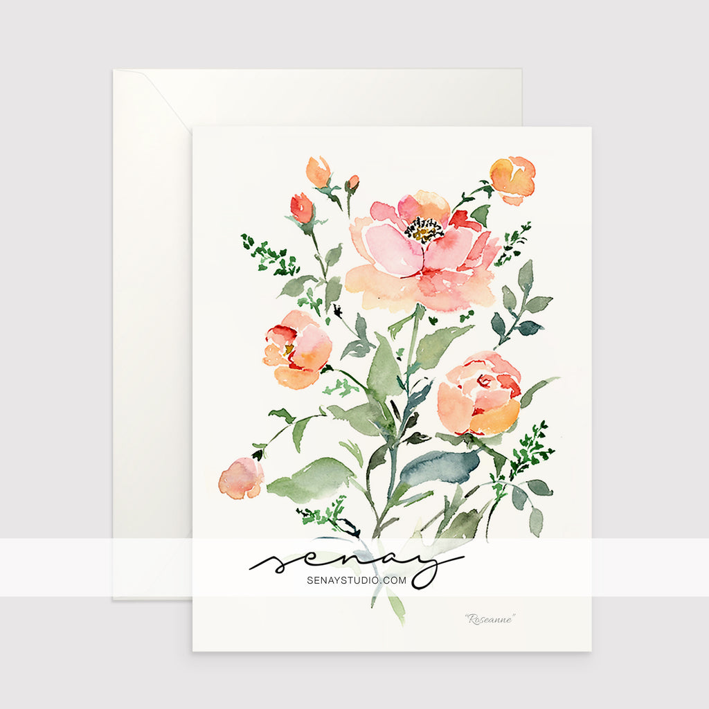 Roseanne greeting card