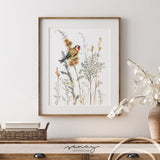 European Goldfinch Bird In A Wild ArtPrint by SenayStudio.com