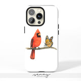 Red Cardinal and Monarch Butterfly Tough Case