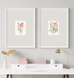 Beautiful floral blank cards by Senay Design Studio, archival 5"x7" floral cards