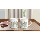 Woodland Trees Enamel Mug 12oz