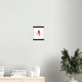 Red Cardinal Art Print & Hanger