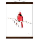 Red Cardinal Art Print & Hanger