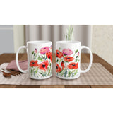 Poppy Garden Mug 15oz