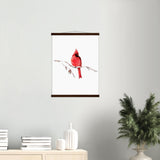 Red Cardinal Art Print & Hanger