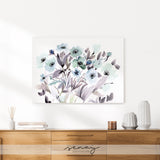Silvia watercolour painting by Senay, gallery style stretched canvas wall art made in Ontario Canada senaystudio.com