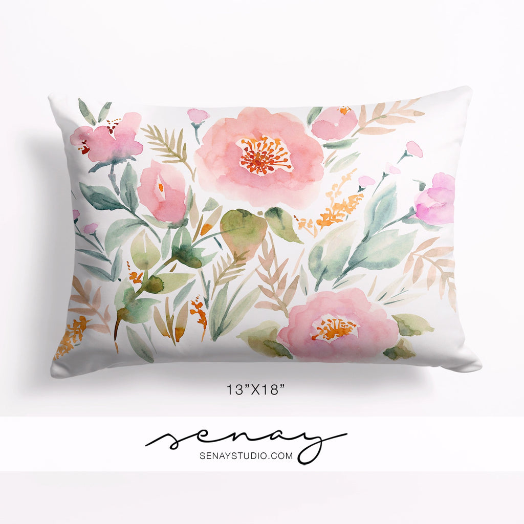 Keira Garden 13"x18" pillow cover by Senay Design Studio