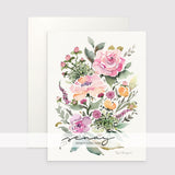 Rose Bouquet greeting card