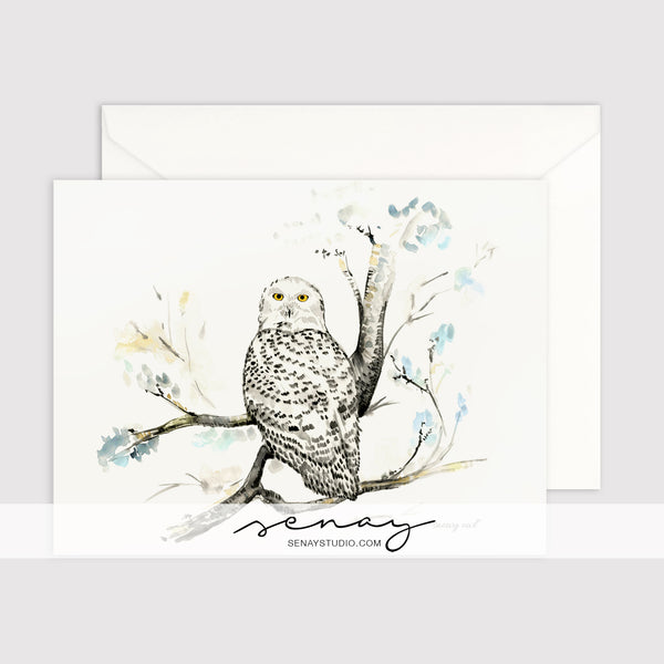 Snowy Owl greeting card