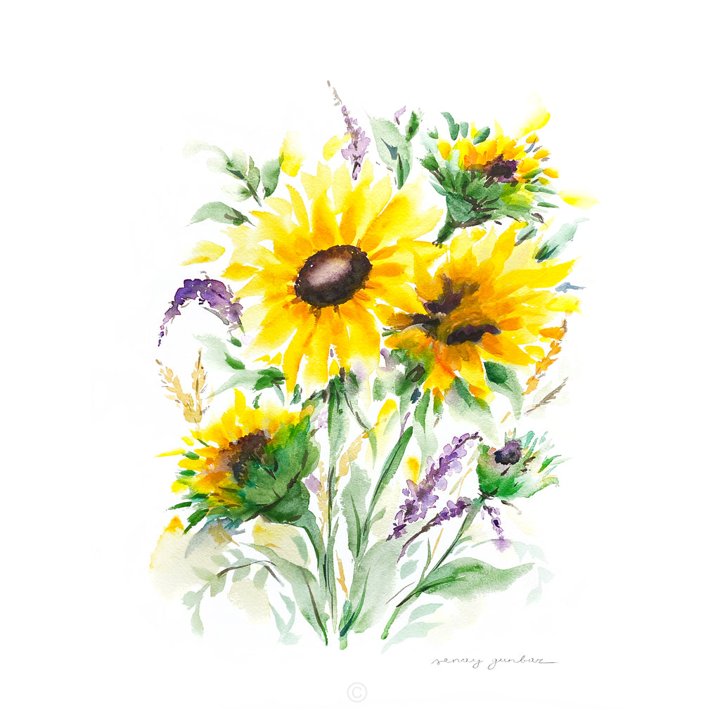 Sunflowers original painting
