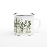Woodland Trees Enamel Mug 12oz