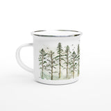Woodland Trees Enamel Mug 12oz