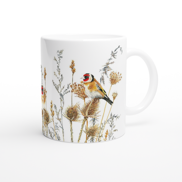 European Goldfinch in the Wild Mug 11oz