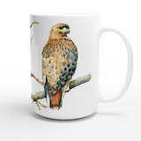 Red-tailed Hawk Mug 15oz