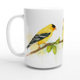 Goldfinch Birds Mug 15oz