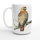 Red-tailed Hawk Mug 15oz